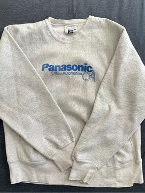 Lee x Panasonic Gray Crewneck Sweatshirt